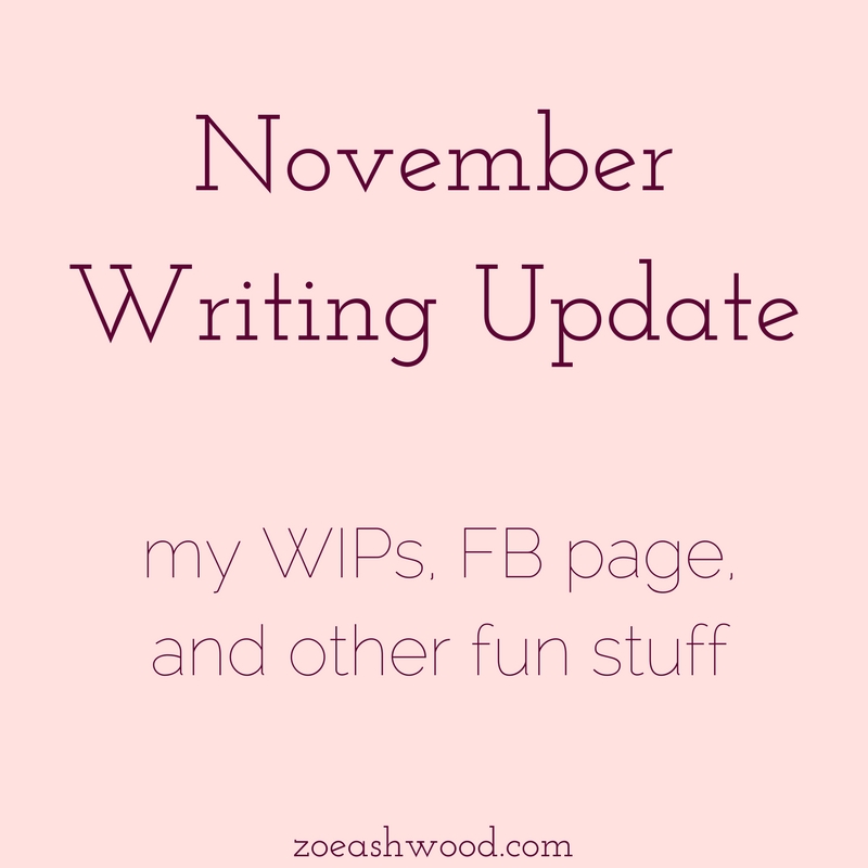 November Writing Update