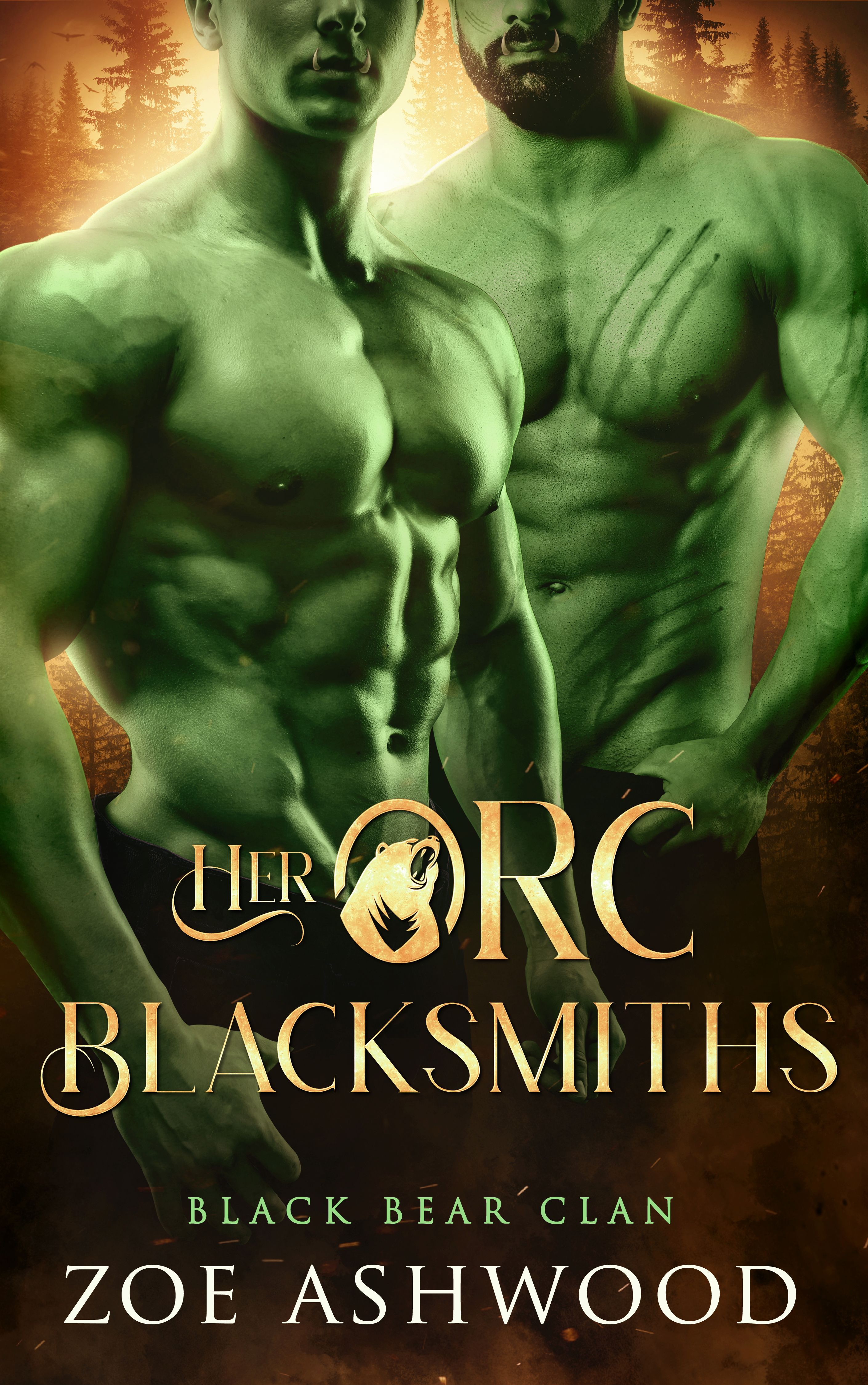 Her Orc Blacksmiths by Zoe Ashwood - an orc fantasy romance