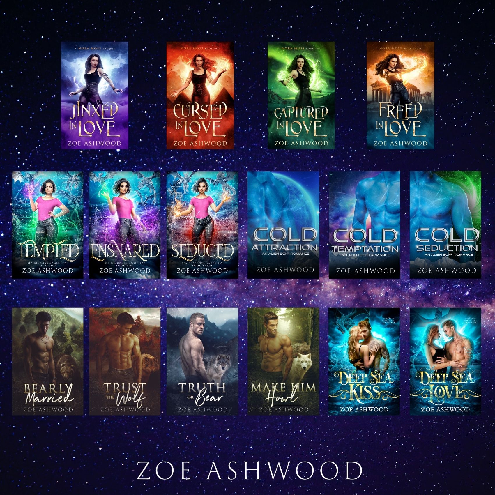 All of Zoe Ashwood's books