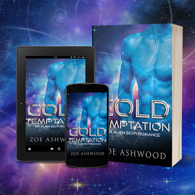 Cold Temptation by Zoe Ashwood - a steamy SciFi Alien Romance