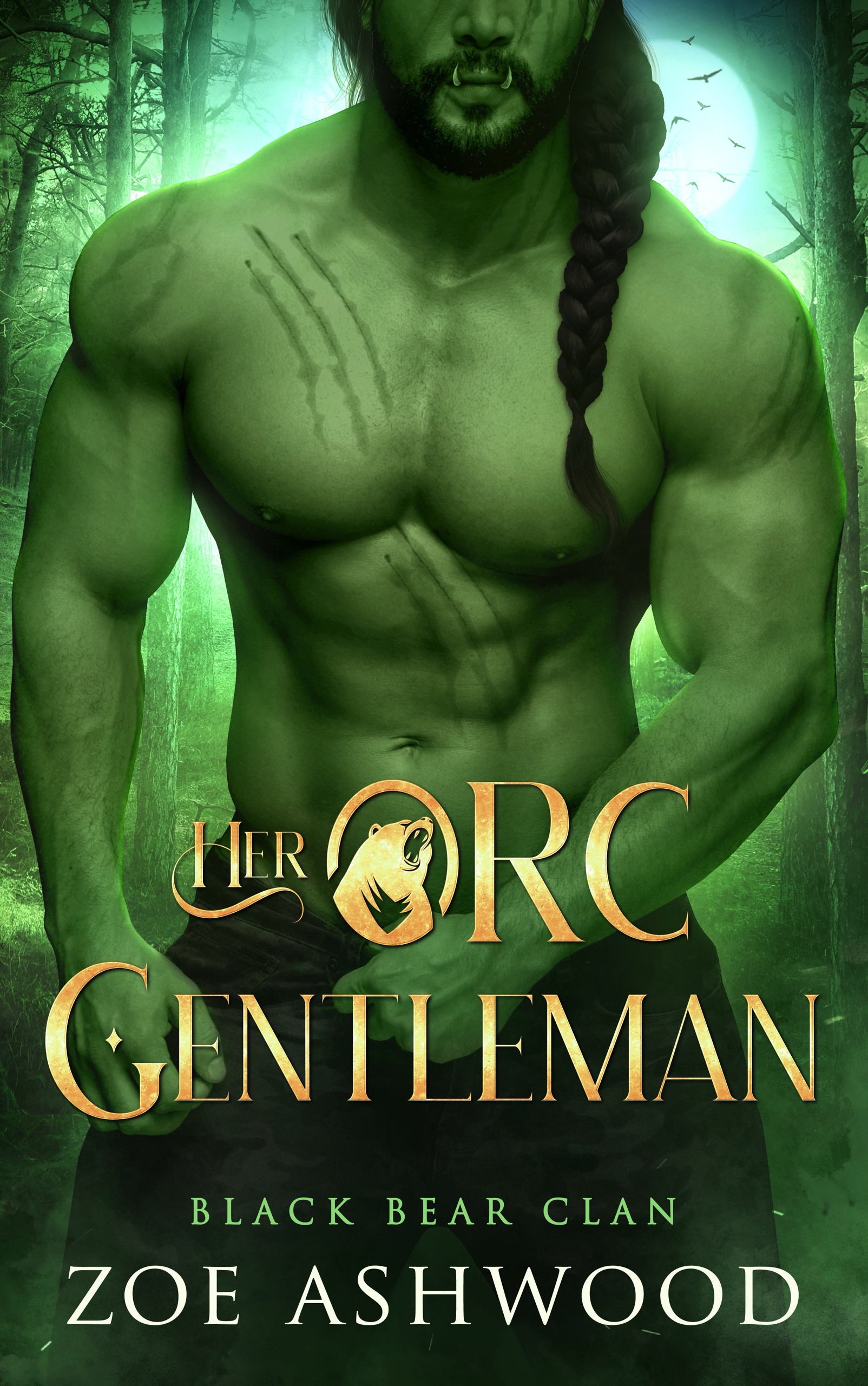 Her Orc Gentleman - an orc fantasy romance - by Zoe Ashwood