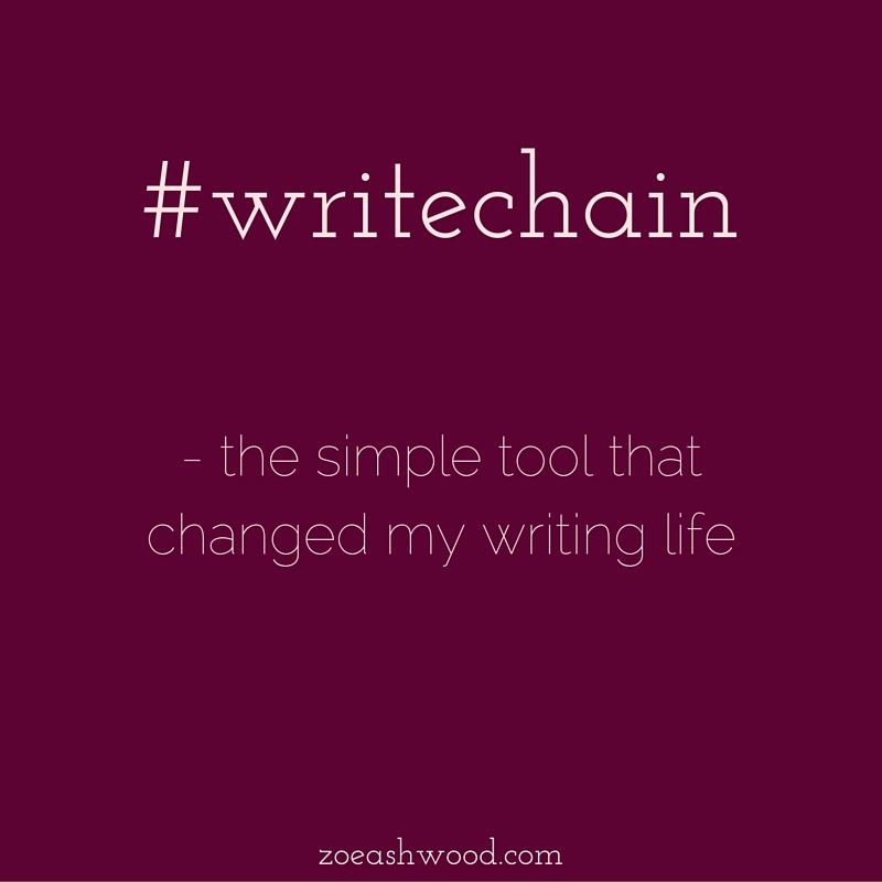 The Writechain Challenge - the Simple Tool that Changed My Writing Life