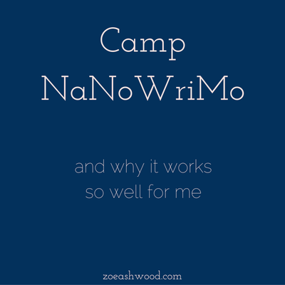 Camp NaNoWriMo - and why it works for me