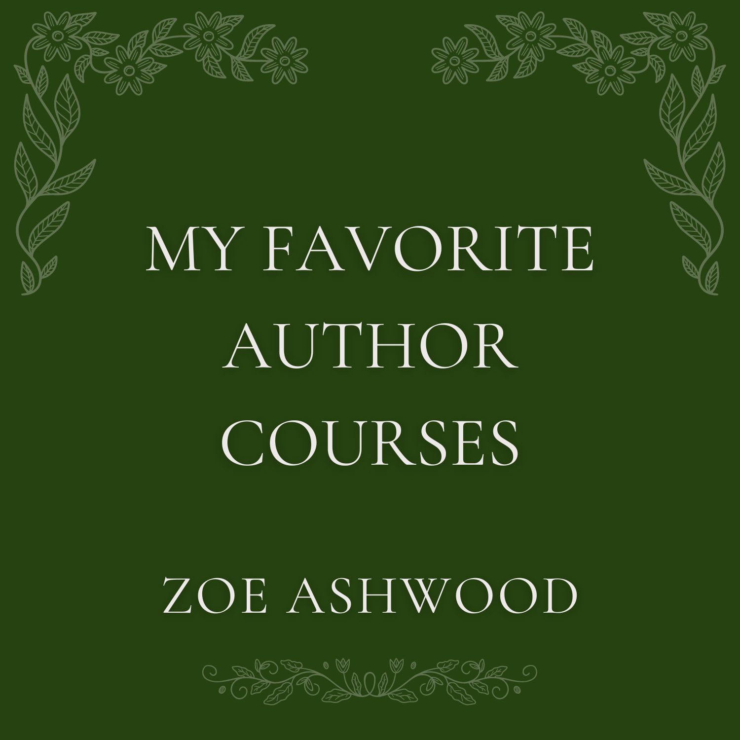 My favorite web courses for indie authors!